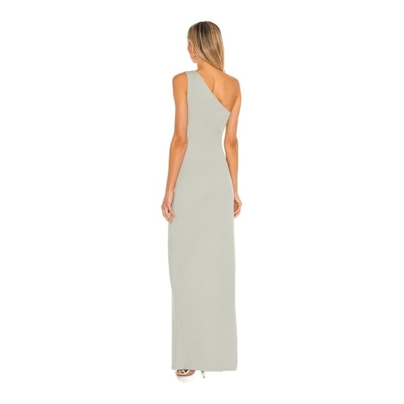 ATOIR x Revolve Time Stands Still One Shoulder Cutout High Slit Maxi Dress Sage - Picture 5 of 13